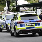 Bild från polisinsatsen.