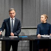 Riksbankschef Erik Thedéen och Åsa Olli Segendorf, chef för avdelningen för penningpolitik.