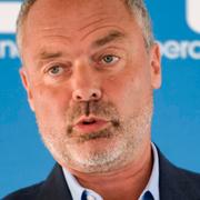 Jan Björklund under sin  presskonferens i Almedalen.
