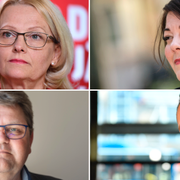 Fyra av politikerna som är med i kvällens debatt.