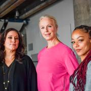 Lisa Nilsson, Benny Fredrikssons änka Anne Sofie Otter och Binta Coker.