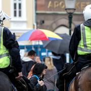 Arkivbild. Ridande poliser i Malmö.