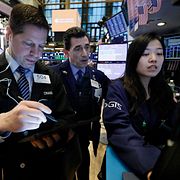 Investerare på Wall Street. Arkivbild.