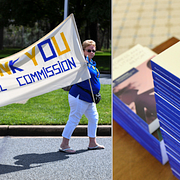 Medlemmar i Care Leavers Australasia Network inför att Royal Commissions rapport släpps.