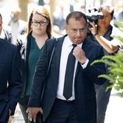 Mr. Balwani, center, was blamed by some former Theranos employees for the company’s lab failures.
