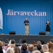 Jan Björklund (L) på Järvaveckan.