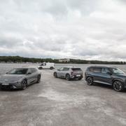 Kia EV4 i två utföranden, EV5 och PV5 Cargo.