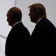 USA:s president Donald Trump och ryska presidenten Vladimir Putin (Arkivbild)