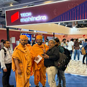 AI-mötet i New Delhi, måndag 15 februari.