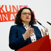 SPD:s ledare  Andrea Nahles