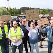 Medlemmar i Bensinupproret 2.0 samlades i Barkarby.