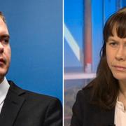 Gustav Fridolin och Åsa Romson.