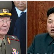 Hwang Pyong So och Kim Jong-un