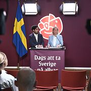Ardalan Shekarabi (S) och Magdalena Andersson (S).