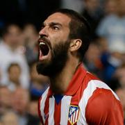 Arda Turan i Atletico-tröjan. Arkivbild.