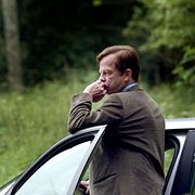 Arkivbild från filminspelningen av Wallanderboken ”Innan frosten”. Tagen 2004.
