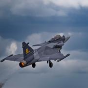 Illustrationsbild: Helsing har bland annat haft ett samarbete med Saab rörande AI-styrning av Gripen. 