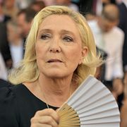 Den franska ytterhögerledaren Marine Le Pen.