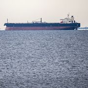 Ett fartyg som påstås ingå i den ryska skuggflottan. Arkivbild.