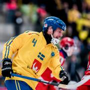 Per Hellmyrs under VM-finalen mot Ryssland 2019.