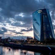 Europeiska centralbankens huvudkontor i Frankfurt.