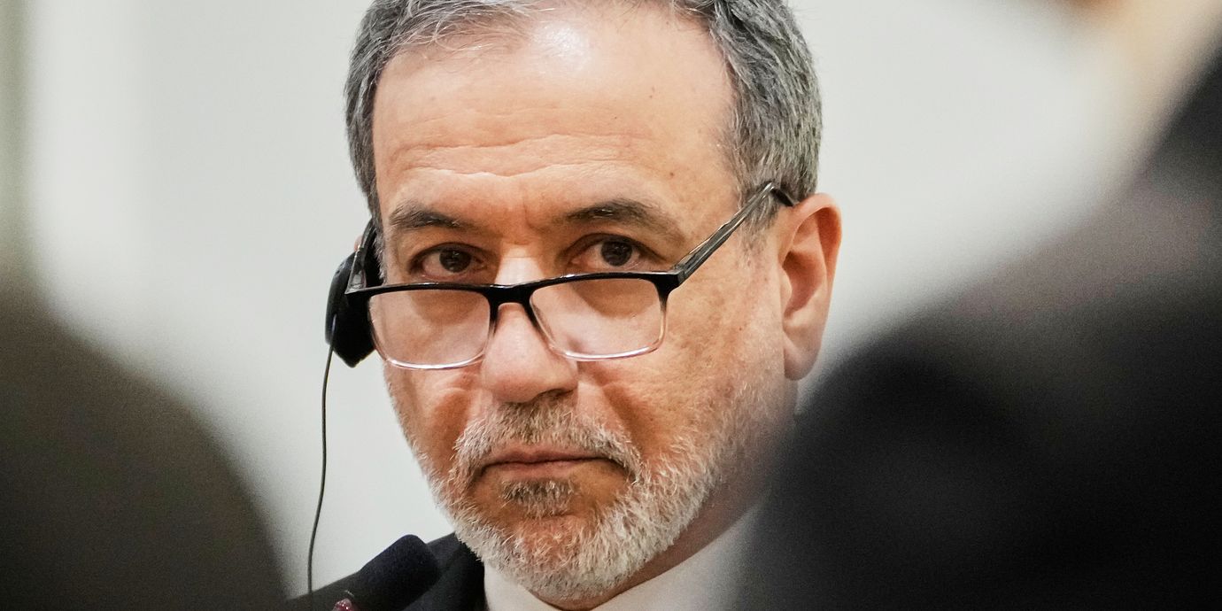 Irans utrikesminister Abbas Araghchi