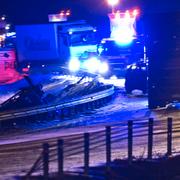 Olyckan inträffade på E4 mellan Nyköping och Tystberga.