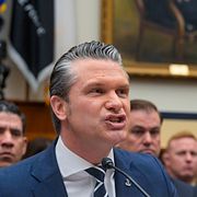 Hegseth i kongressen.