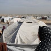 Flyktingläger i Khan Yunis, södra Gaza. 