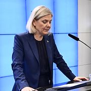 Socialdemokraternas partiledare Magdalena Andersson (S).