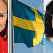 Sara Skyttedal och Somar Al Naher.
