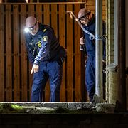 Polisen arbetar i Malmö