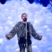 Oskar Linnros uppträder på Way Out West 2024.