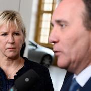 Margot Wallström (S) och Stefan Löfven.