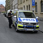 Arkivbild, polisinsats på Östermalm. 