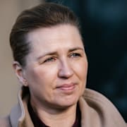 Danmarks statsminister Mette Frederiksen och USA:s utrikesminister Marco Rubio.