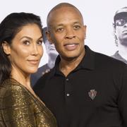 Dr Dre med sin fru Nicole Young.