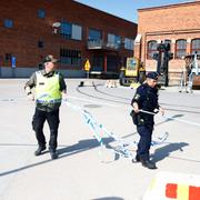 Polisinsatsen.