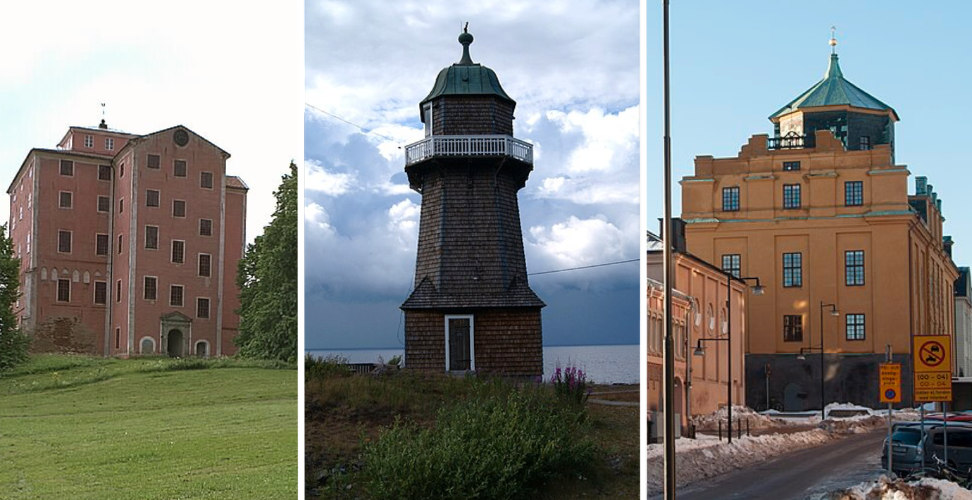 Tre av objekten som skulle avyttras enligt rapporteringen i vintras: Tynnelsö slott norr om Strängnäs, Berguddens fyrplats utanför Umeå och Gamla gymnasiet i Karlstad.