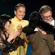 Paul Thomas Anderson tar emot pris.