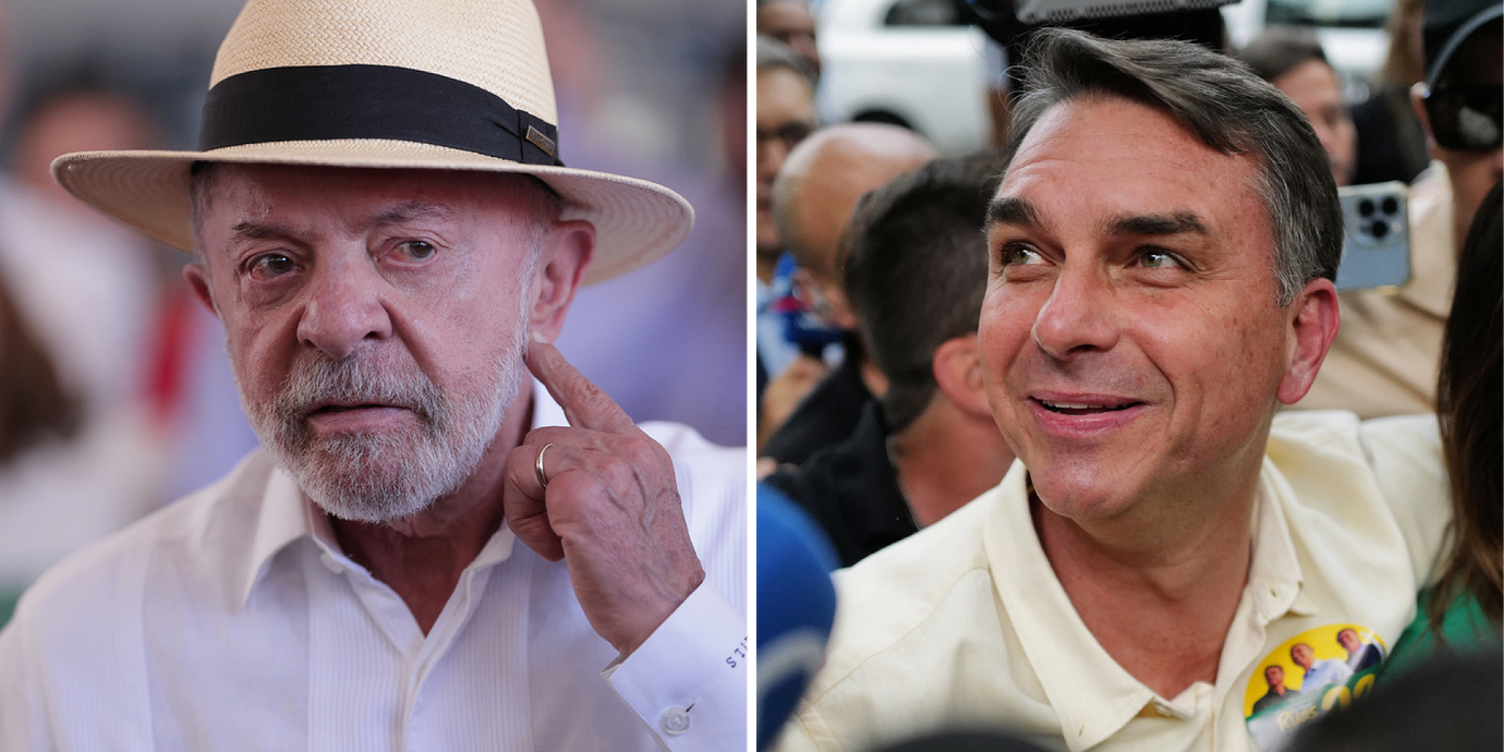 Lula da Silva/Flávio Bolsonaro.