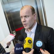 Åklagare och förundersökningsledare Johan Knies vid torsdagens häktningsförhandling i Falu tingsrätt.