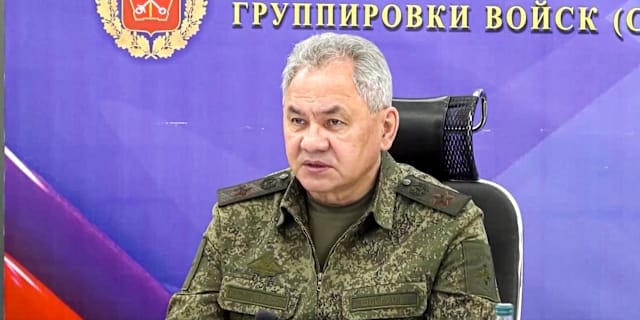 Stillbild från klippet som släpptes på måndagen. AP