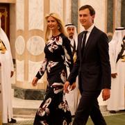 Jared Kushner och frun Ivanka Trump i Riyadh i Saudiarabien, 20 maj. 