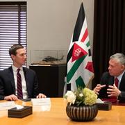 Jared Kushner träffar Jordaniens kung Abdullah under onsdagen.