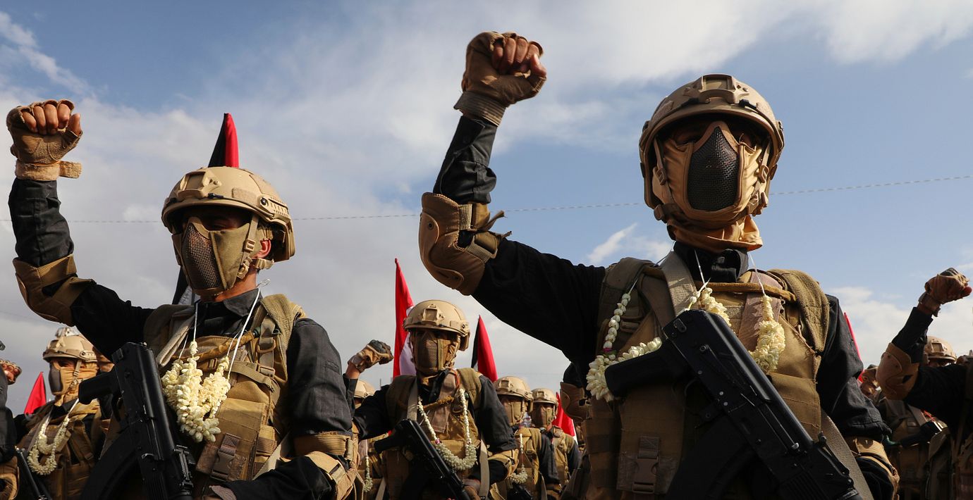 Huthirebeller, arkivbild.