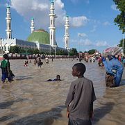 Översvämning i Maiduguri, Nigeria, 2024.