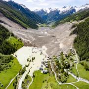 Den kollapsade glaciären.