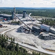 Bolidens gruva i Boliden. Arkivbild.