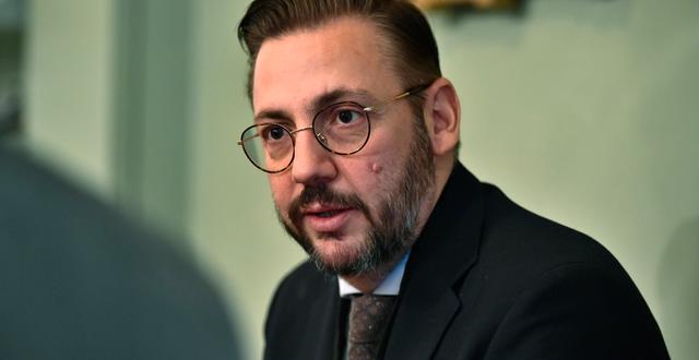 Centerpartiets partiledarkandidat Muharrem Demirok. Fredrik Sandberg/TT